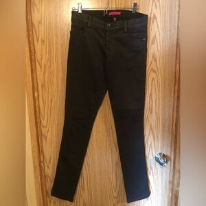 Alice and Olivia Black Stretch Denim Midrise Jeans